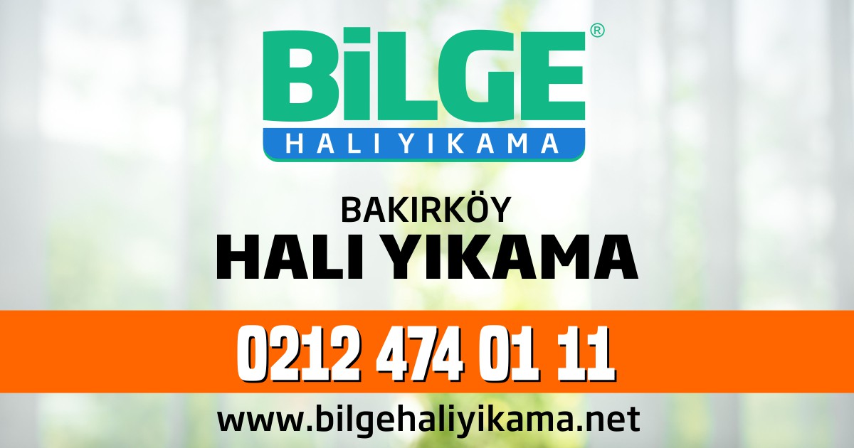 Bakırköy Halı Yıkama